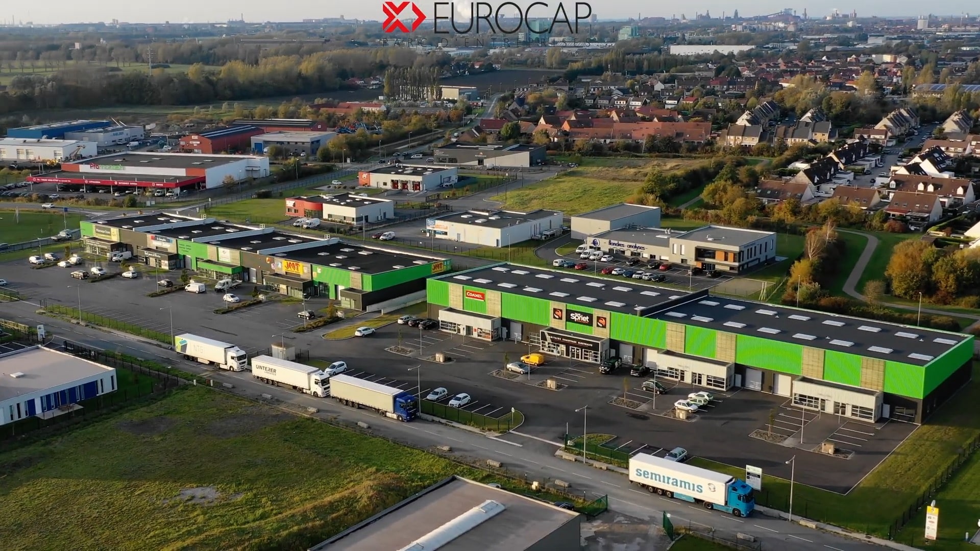 EUROCAP à Cappelle la Grande. Zone Industrielle.