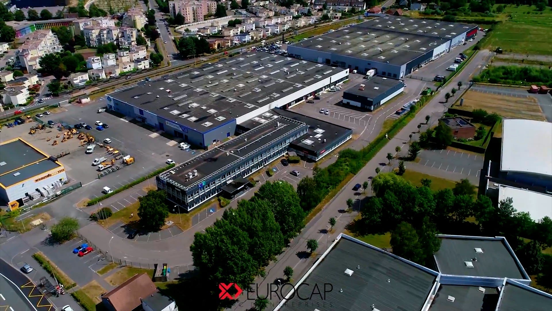 EUROCAP à Longuenesse. Zone Industrielle. Locales d'activités idéalement situés.